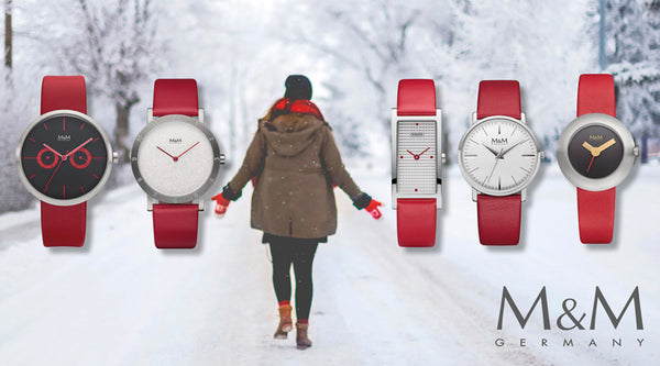 Die Geschenkidee zu Weihnachten – eine rote M&M Uhr!