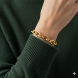 M&M Gliederarmband Oval Collection Gold | Modell 483