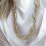 M&M lange Gliederkette Oval Collection Gold | Modell 482