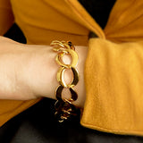 M&M Gliederarmband Pure Volume Gold | Modell 185 | MB3185-421