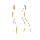 M&M Ohrhänger Fine Line Gold | Modell 381 | ME3381-400