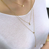 M&M Halskette Fine Line Gold | Modell 447 | MN3447-456