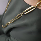 M&M lange Gliederkette Oval Collection Gold | Modell 410 | MN3426-410