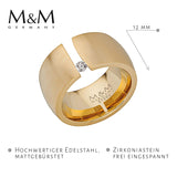 M&M Ring Modern Glam Gold | Modell 208 | MR3208-452