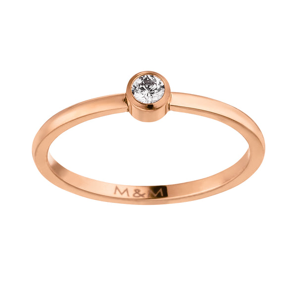 M&M Ring Modern Glam Rosegold | Modell 454