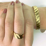 M&M Ring New Structures Gold matt | Modell 441 | MR3441-552