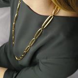 M&M lange Gliederkette Oval Collection Gold | Modell 410 | MN3426-410