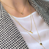 M&M Halskette Fine Line Gold | Modell 447 | MN3447-456