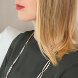 M&M lange Gliederkette Oval Collection bicolor | Modell 310 | MN3426-310