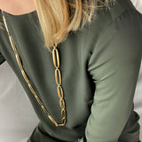 M&M lange Gliederkette Oval Collection Gold | Modell 410 | MN3426-410