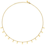 M&M Plättchen Halskette Fine Line | Modell 445 | MN3445-445