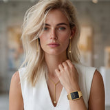 M&M lange Y-Kette Modern Glam Gold | Modell 458