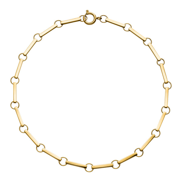 M&M Halskette Fine Line Gold | Modell 488