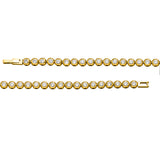 M&M Tennisarmband Modern Glam gold| Modell 418