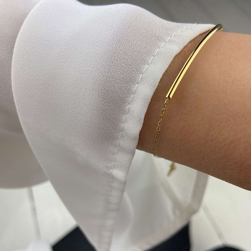 M&M Armband Fine Line Gold | Modell  377