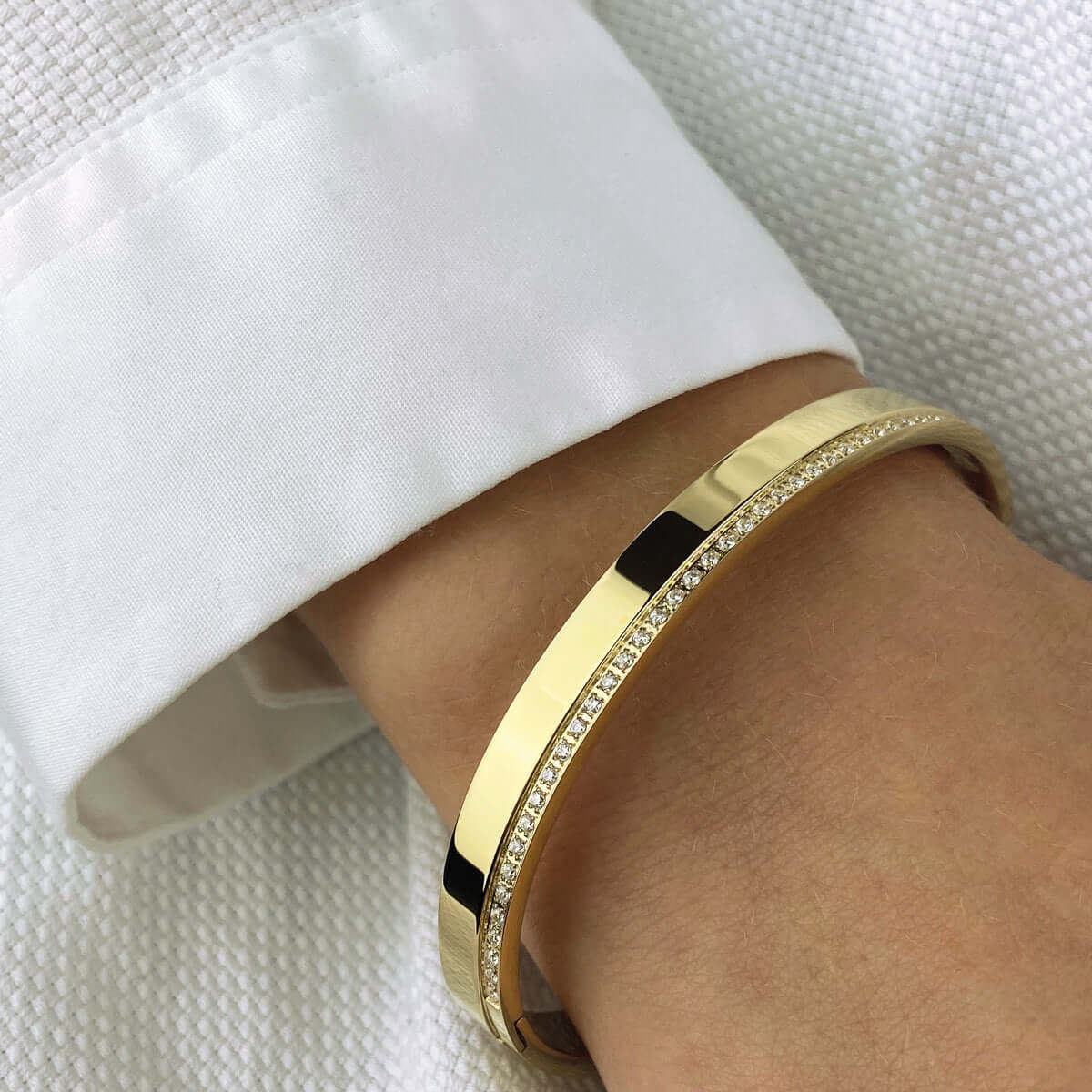 M&M Armreif Modern Glam Gold | Modell 400 kaufen | M&M Germany