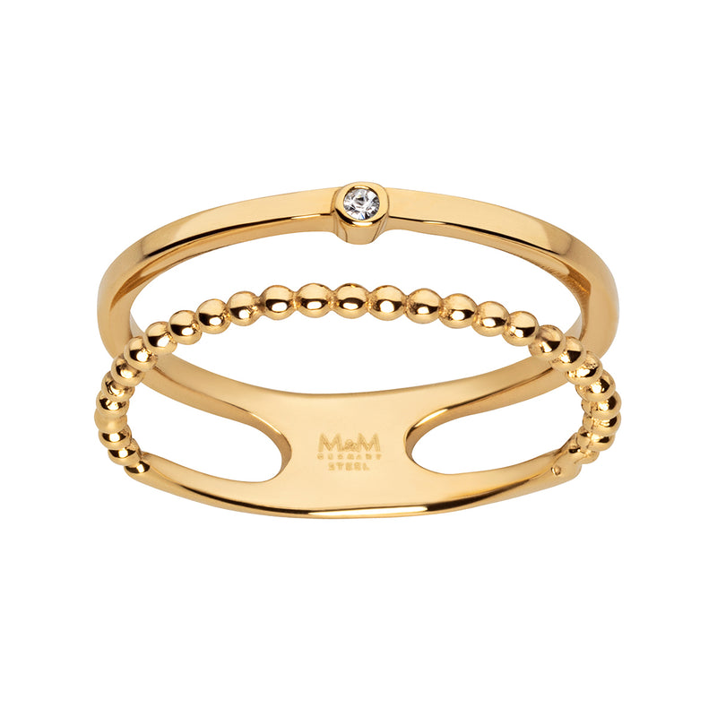 M&M Ring Best Basics Gold | Modell  350 | MR3350-452 |4041299033429
