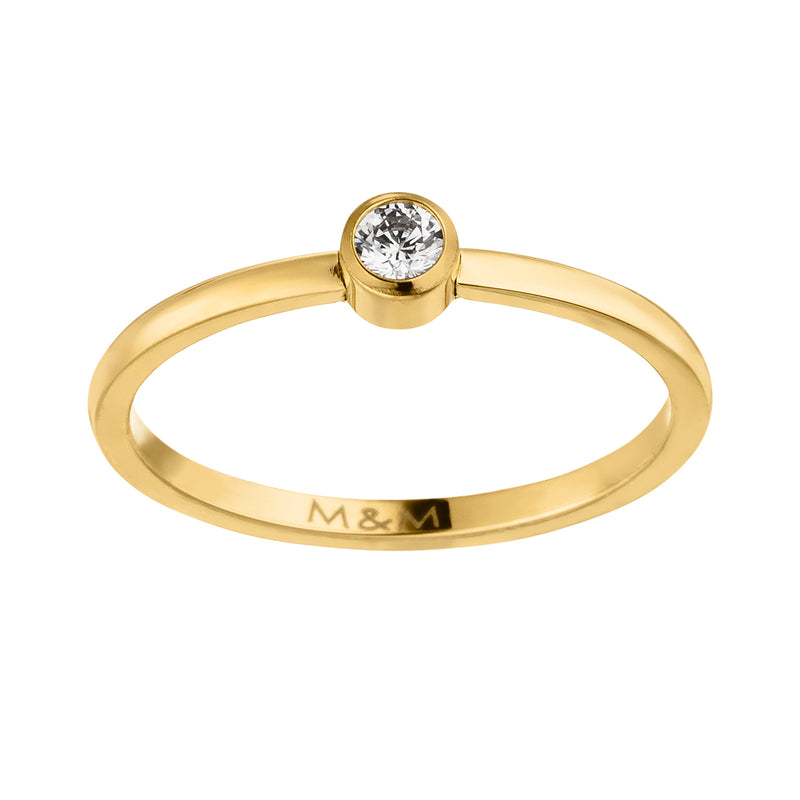 M&M Ring Modern Glam Gold | Modell 454
